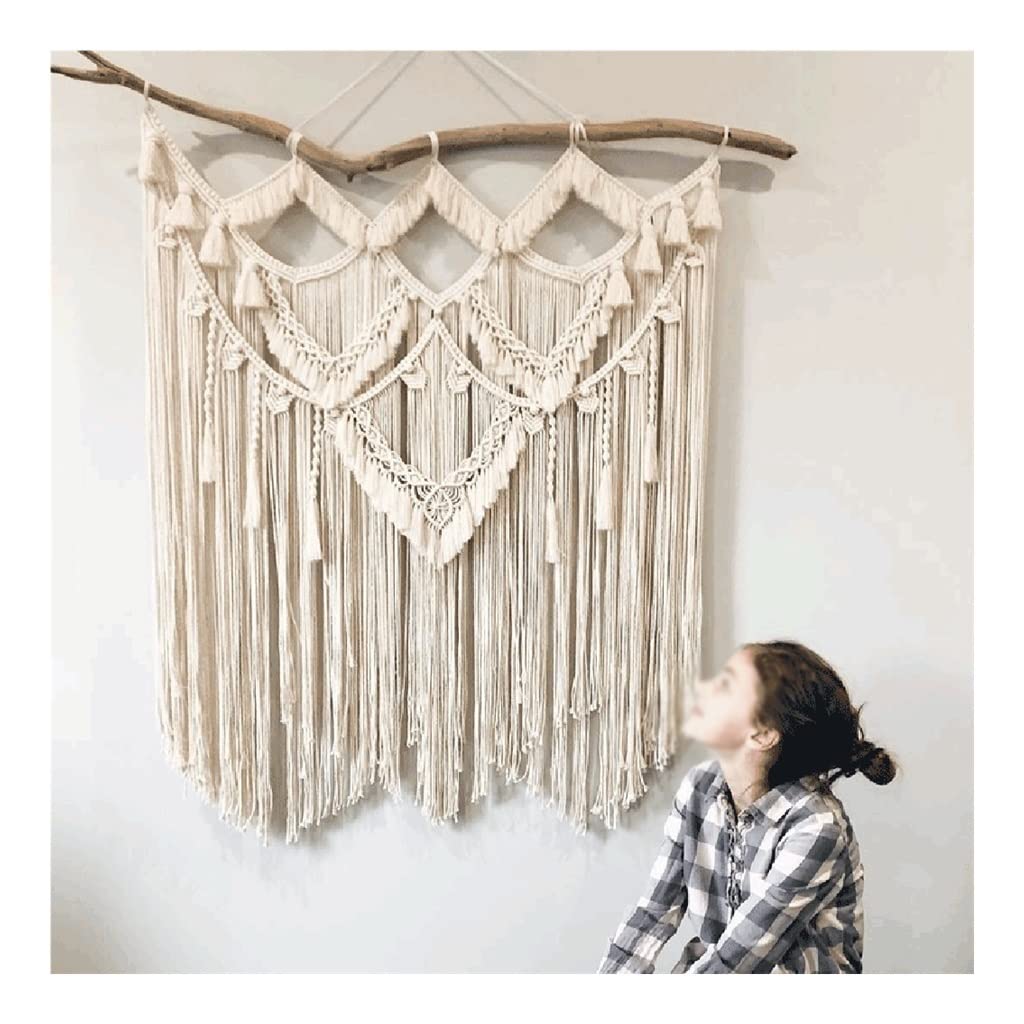 Macrame Wall Hanging Large Home Decoration Tapestry, Handwoven