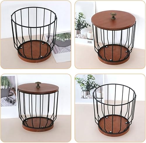 Miniatura 7 de Soporte para cápsulas de café, de gran capacidad, de alambre negro, almacenamiento de crema de café, cesta organizadora de café, cápsulas, cesta de