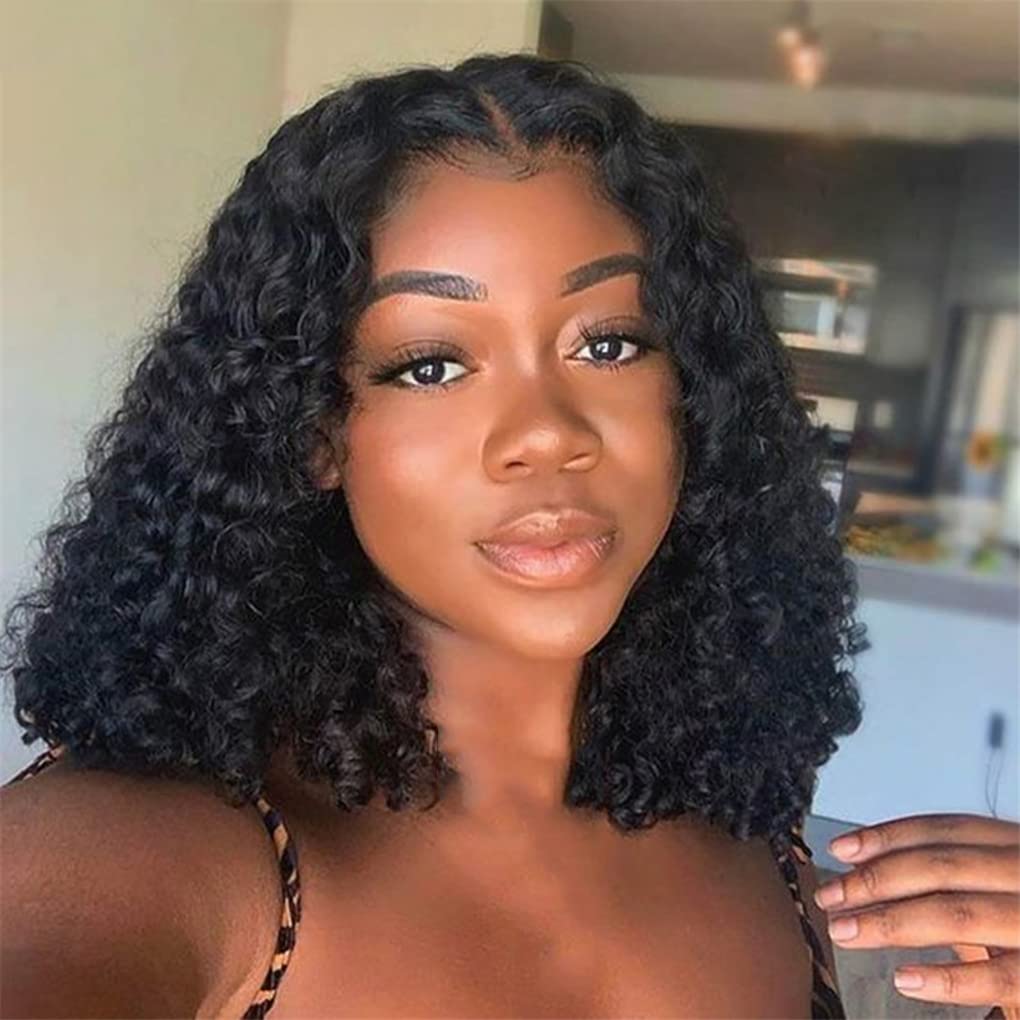 12” HUMAN HAIR Short Deep Curly Lace Front Wig NEW 12” HUMAN HAIR Short Deep Curly Lace Front Wig NEW main image 3