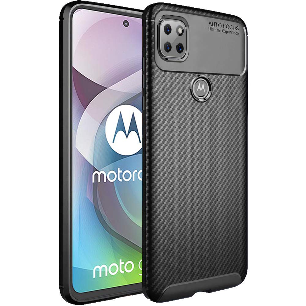 TheGiftKart Rugged Carbon Fibre TPU Armor Back Cover Case for Motorola Moto G 5G (Black) (B08QF93NVS) Amazon Price History, Amazon Price Tracker