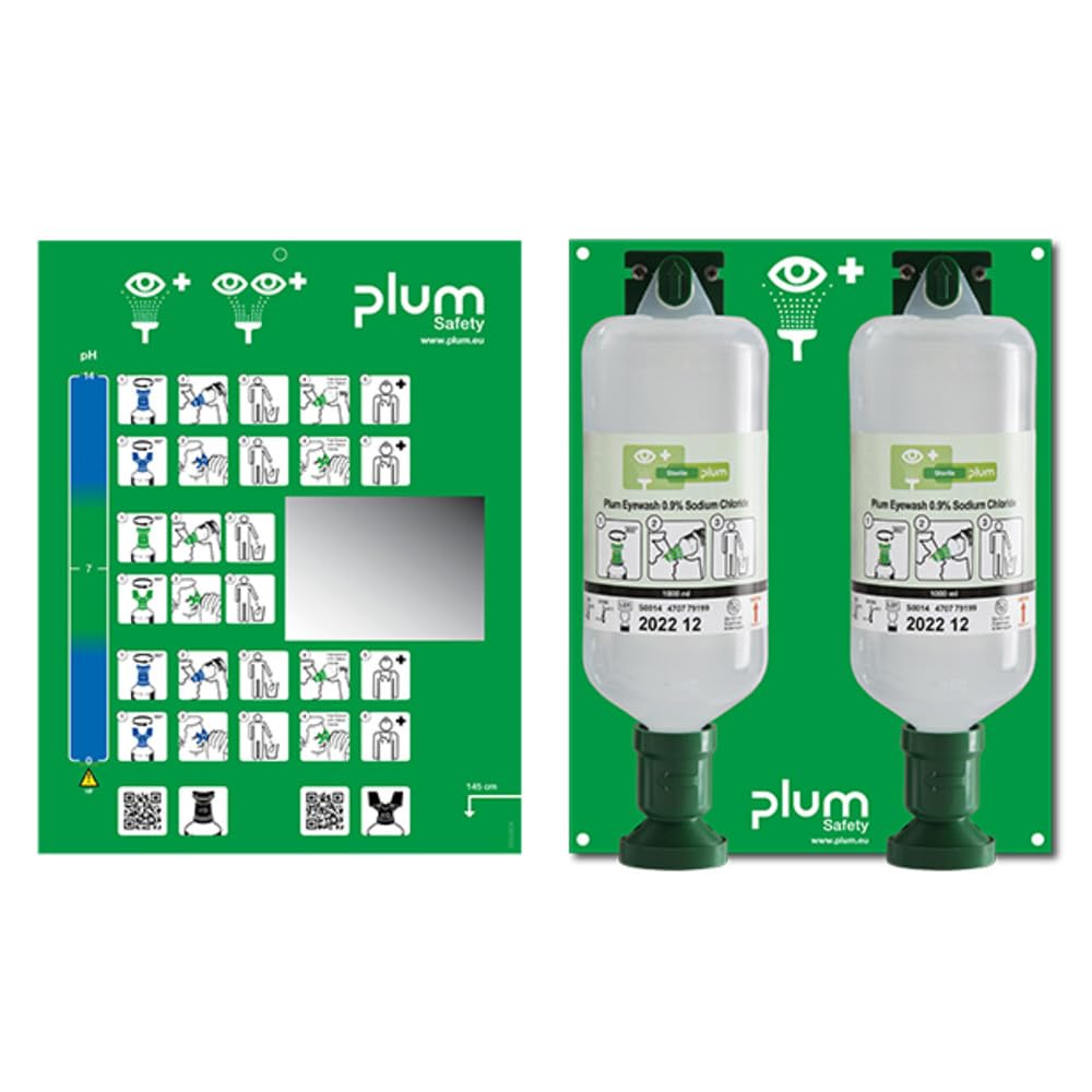 Plum 4708 Augenspülstation Maxi mit 2 Flaschen