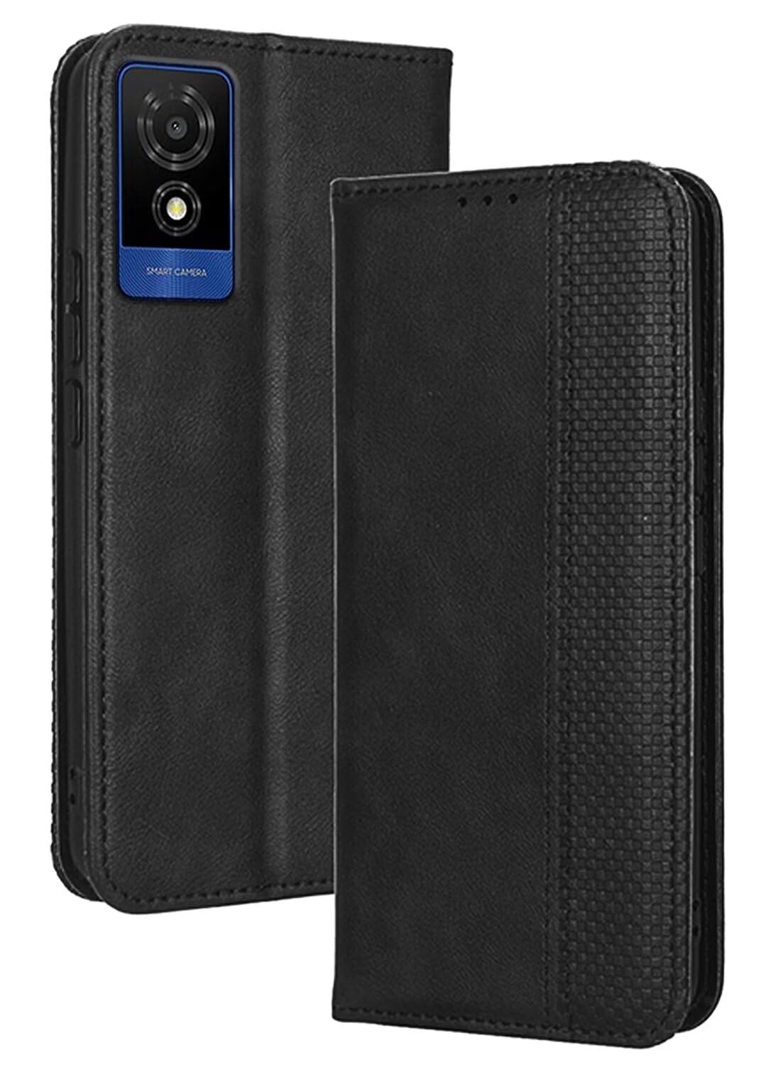 CAXKJE Custodia per TCL 501 (6.00 Pollice) + Pellicola Vetro Temperato,Trasparente Cover Morbido Silicone Custodie TPU Cover,per 501 Antiurto Case - TM