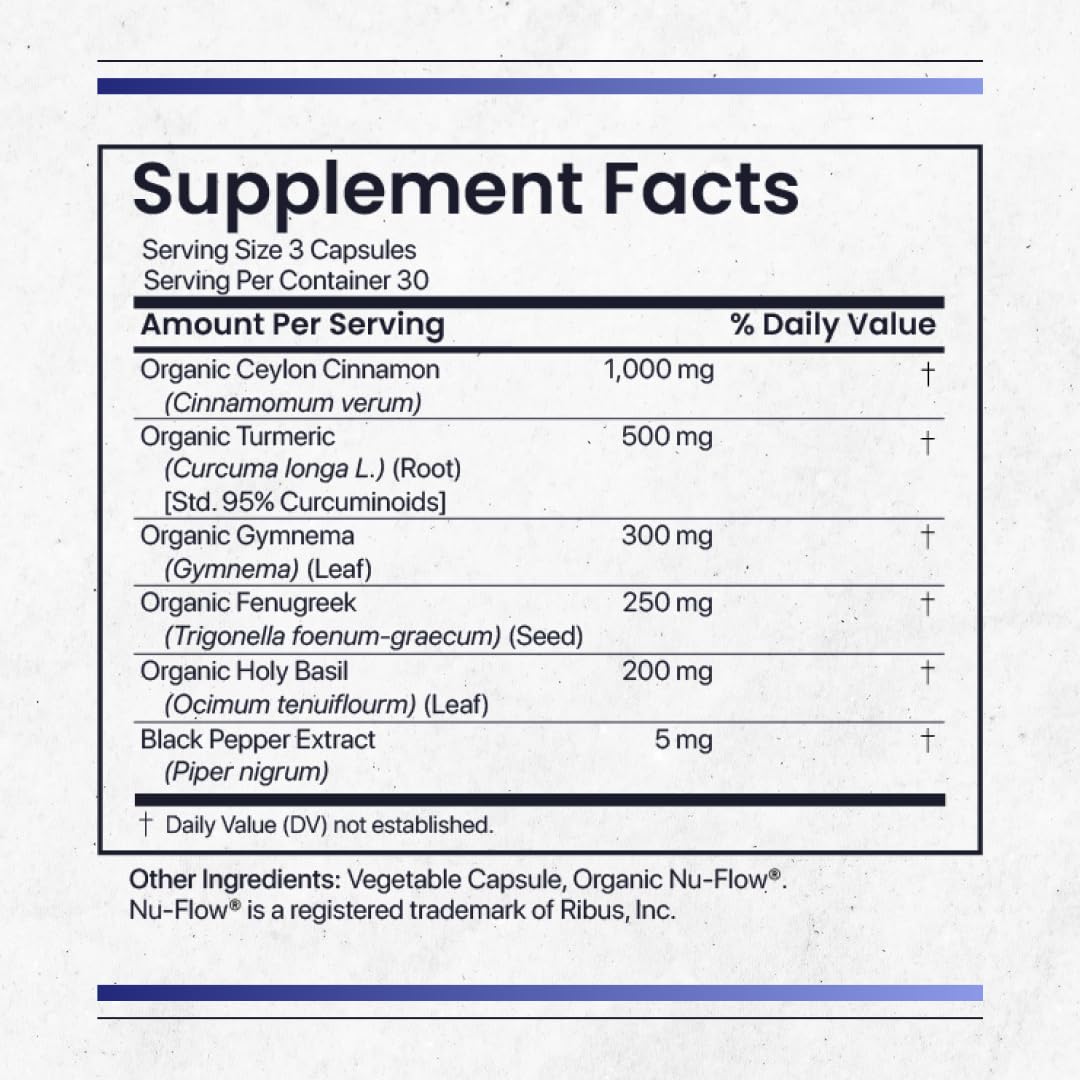 Nature's Pure Blend Ceylon Cinnamon Capsules with Turmeric Curcumin Supplement – Cinnamon Extract for Cell Support – Organic Turmeric Supplement, Herbal Support for Women & Men (2,225mg, 90 Caps) — Amazon image 2