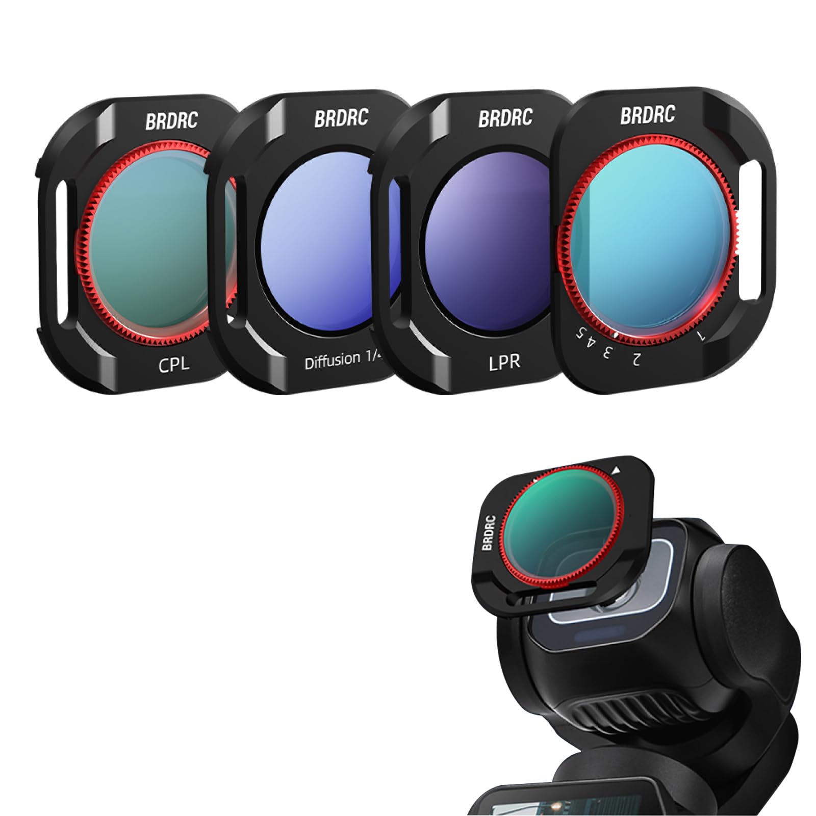 Filtr obiektywu aparatu do Insta360 Luna Pro, LPR/VND/CPL/BLACK Mist 1/4 filtry do akcesoriów Insta360 Luna Pro, obiektyw aparatu o neutralnej gęstości