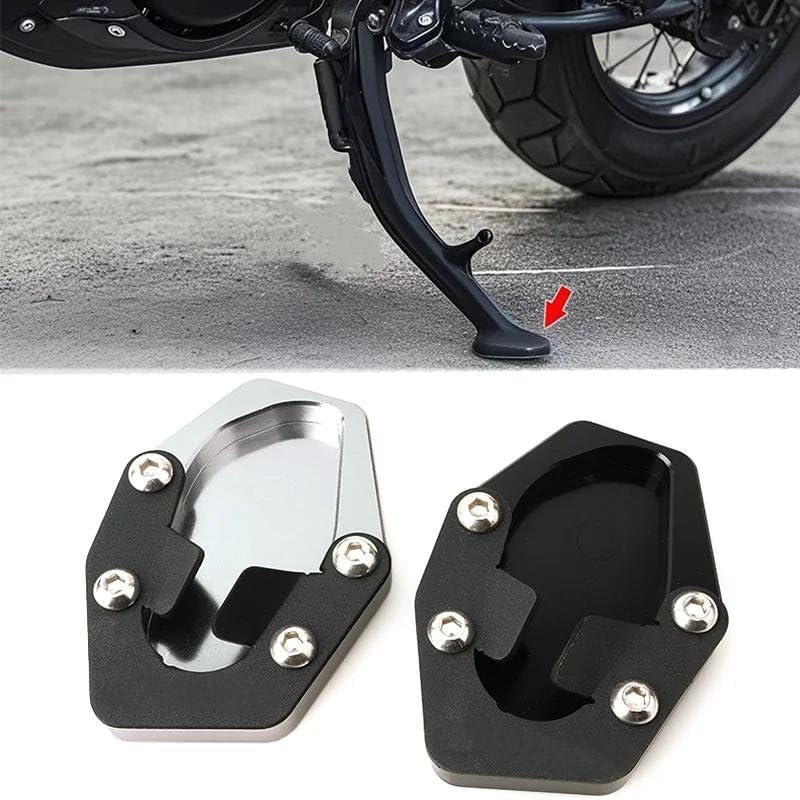 Piastra Allargata Per Cavalletto Laterale Himalaya 450 - Accessorio In Alluminio CNC Per Motocicletta - Foto 2