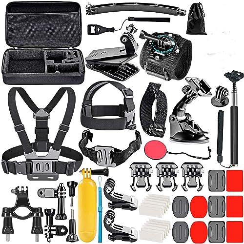 Image of smars GoPro Accessories kit, Compatible with GoPro Hero10 /Hero9 /Hero8 /Hero7, GoPro Max, GoPro Fusion, Insta360, DJI Osmo Action /Action 2, AKASO, APEMAN, Campark, SJCAM