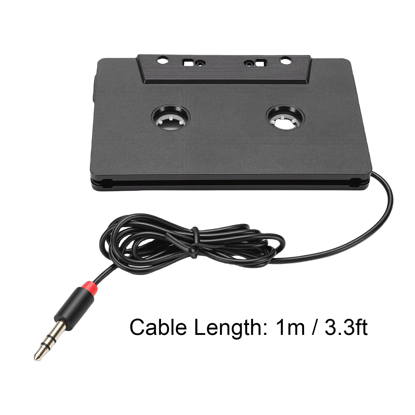 Sxhlseller Adaptateur Universel pour Cassette de Voiture avec Câble Auxiliaire USB-C vers Jack 3,5 Mm, Sortie Stéréo 4 Canaux, Lecture de Musique Haute fidélité pour Téléphones, Lecteurs