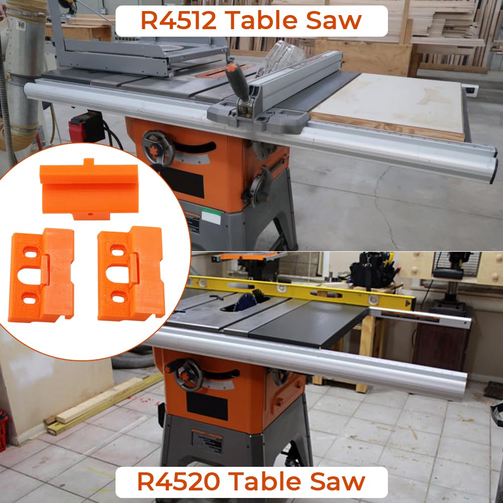 AUTOVIC Table Saw Fence Rail Guide Slider Kit for Ridgid R4512