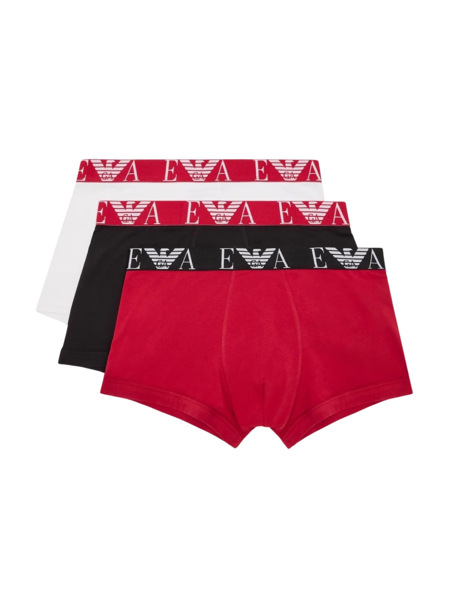 EMPORIO ARMANI Man Bold Monogram 3-Pack Trunk White L