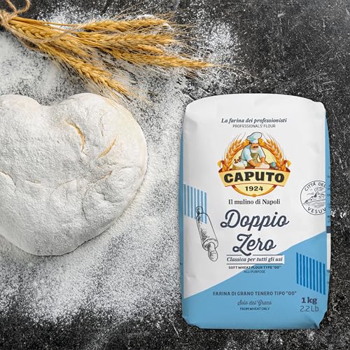 Antimo Caputo Classic All-Purpose Flour (Doppio Zero) - 2.2 LB (1 KG) - 2 Pack