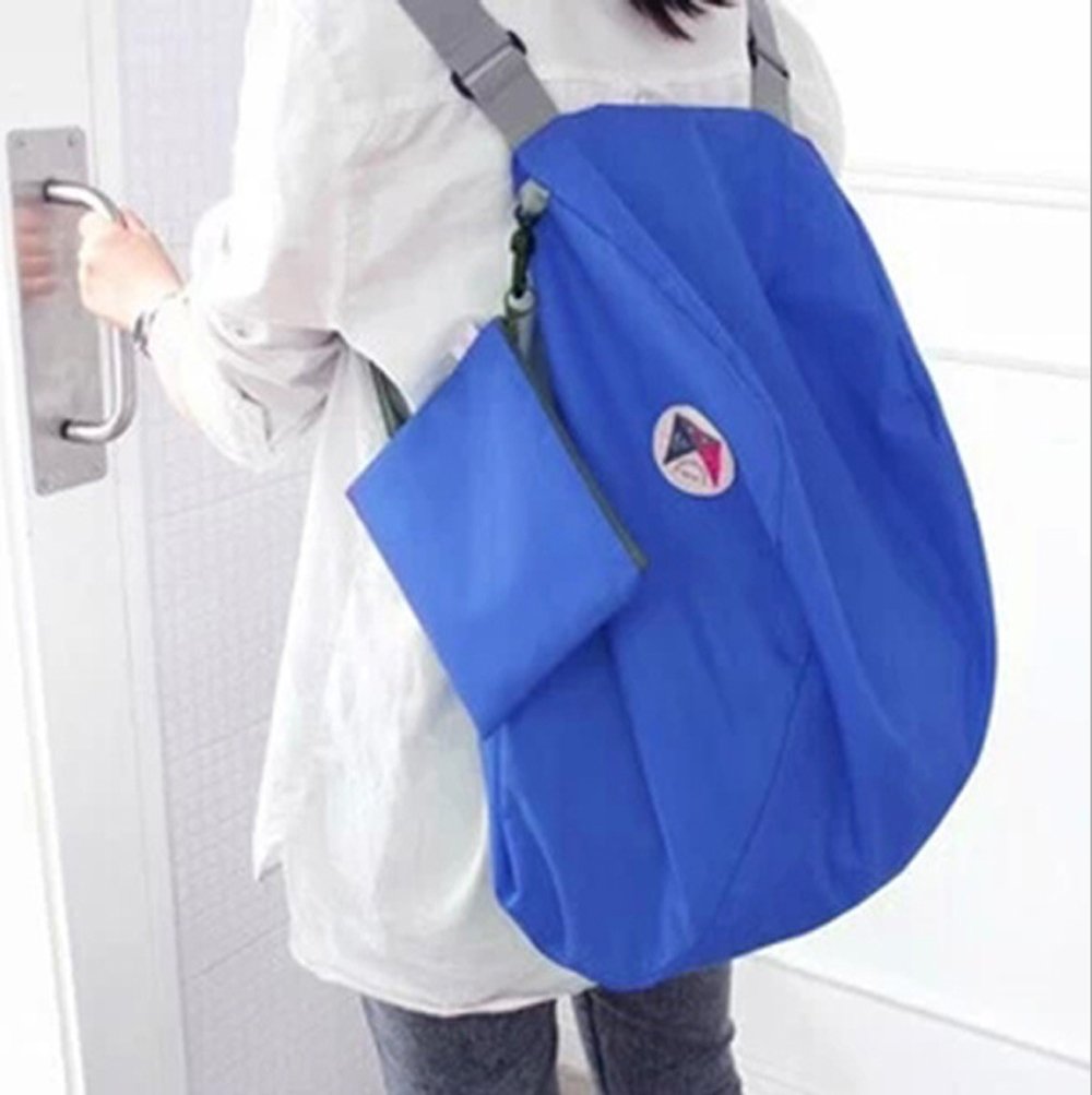 Foldable Organizer Travel Backpack Shoulder Cross-body Bag T2015