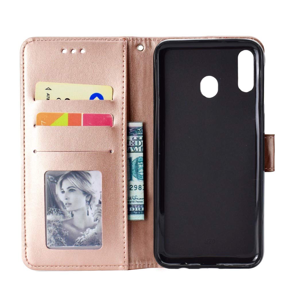 CoverKingz Custodia Portafoglio Per Huawei P40 Lite – Motivo Mandala Rosa Con Slot E Chiusura Magnetica