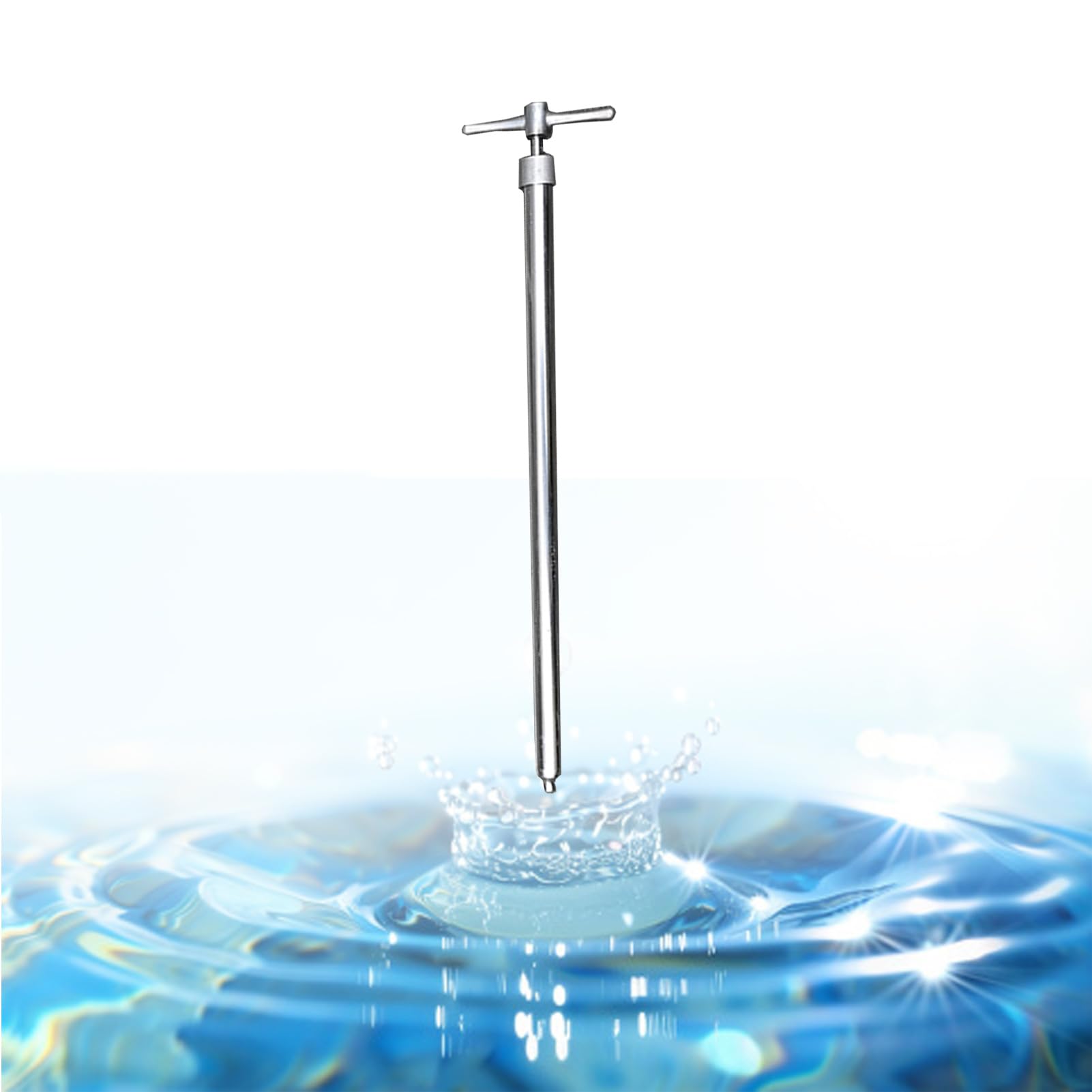 304 Stainless Steel Liquid Samplers,Pull Out Liquid Sampler,Liquid Water Thief Sampler,for Laboratory,Scientific Research Institutions and Industri(Size:1m(3.2ft),Color:Stainless steel (with scale))