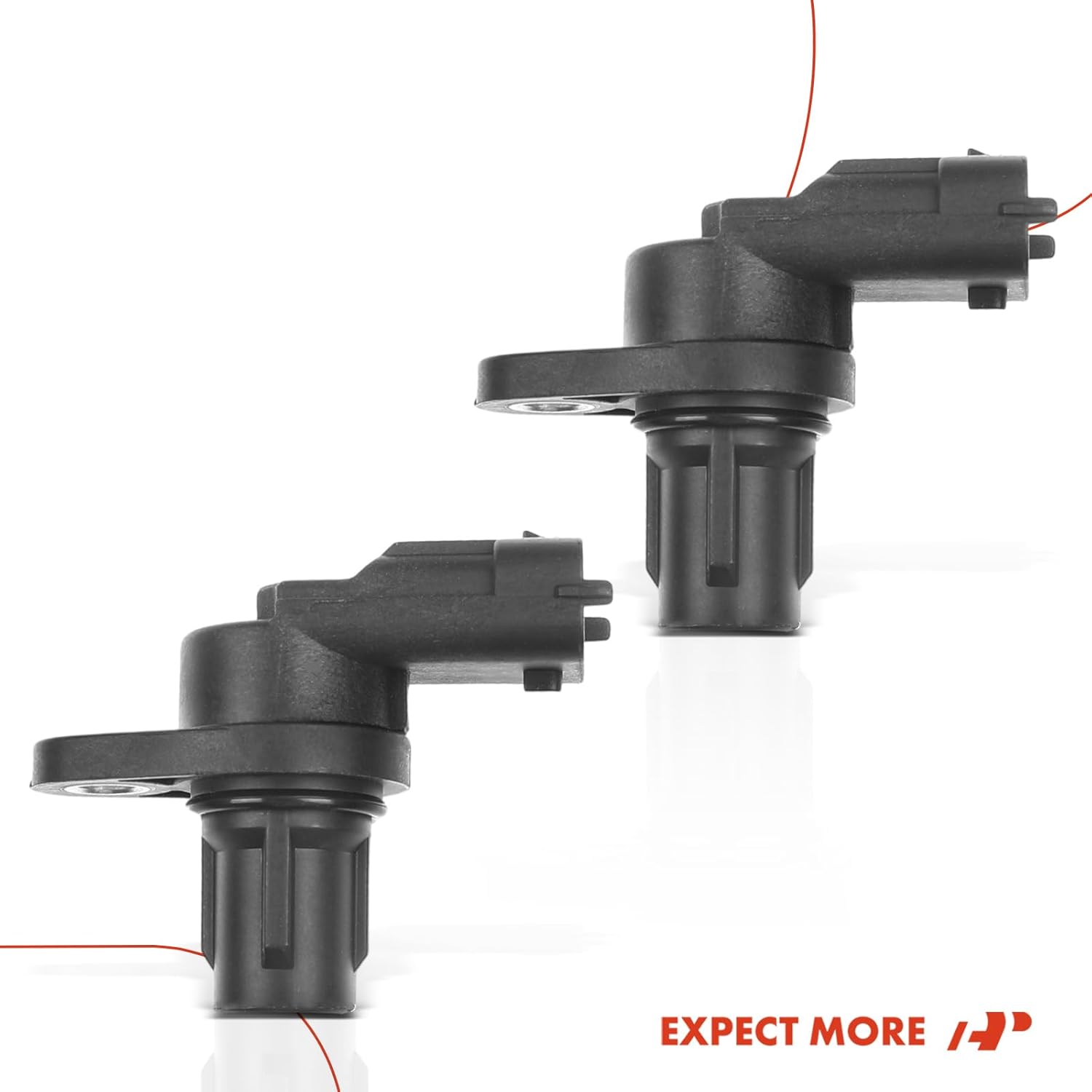 A-Premium Engine Camshaft Position Sensor Compatible with Ford Fiesta 2011-2018 1.6L, 2-PC Set, Replace# 4M5G12K073AB