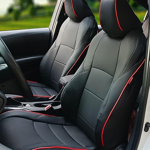 Miniatura 10 de CocheFamilia Fundas de asiento de automóvil RAV4 de ajuste personalizado para Toyota RAV4 2019 2020 2021 2022 2023 LE, XLE, XLE Premium, limitado,