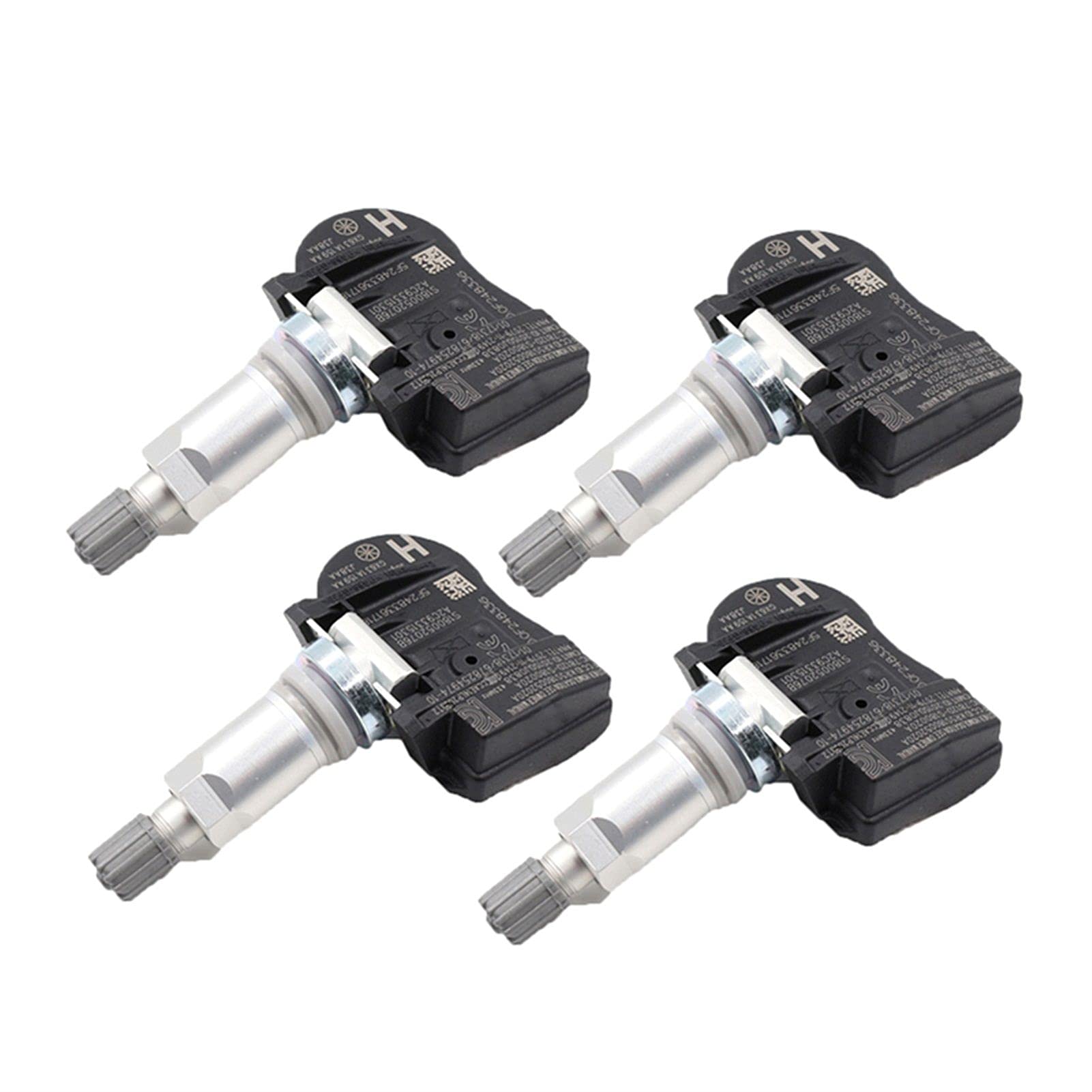 Lote de 4 sensores presión neumáticos TPMS