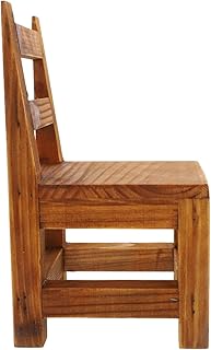 Hemobllo Mini Banquinho Suporte De Mesa Cadeiras De Jantar De Madeira Miniaturas Mini Cadeira De Quarto Cadeira De Jardim Em Miniatura Móveis De Casa Em Miniatura Banquinho De Madeira