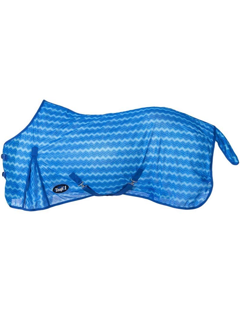 Tough-1 Chevron Ombre Mesh Fly Sheet Royal 69