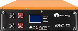 Cloudenergy 48V 150Ah Cabinet Type Lithium LiFePO4 Deep Cycle Rechargeable Battery | 6000+ Life Cycles & 10-Year Lifetime | Built-in BMS & LED Monitor | RV, Solar, Marine, Overland, Off-Grid