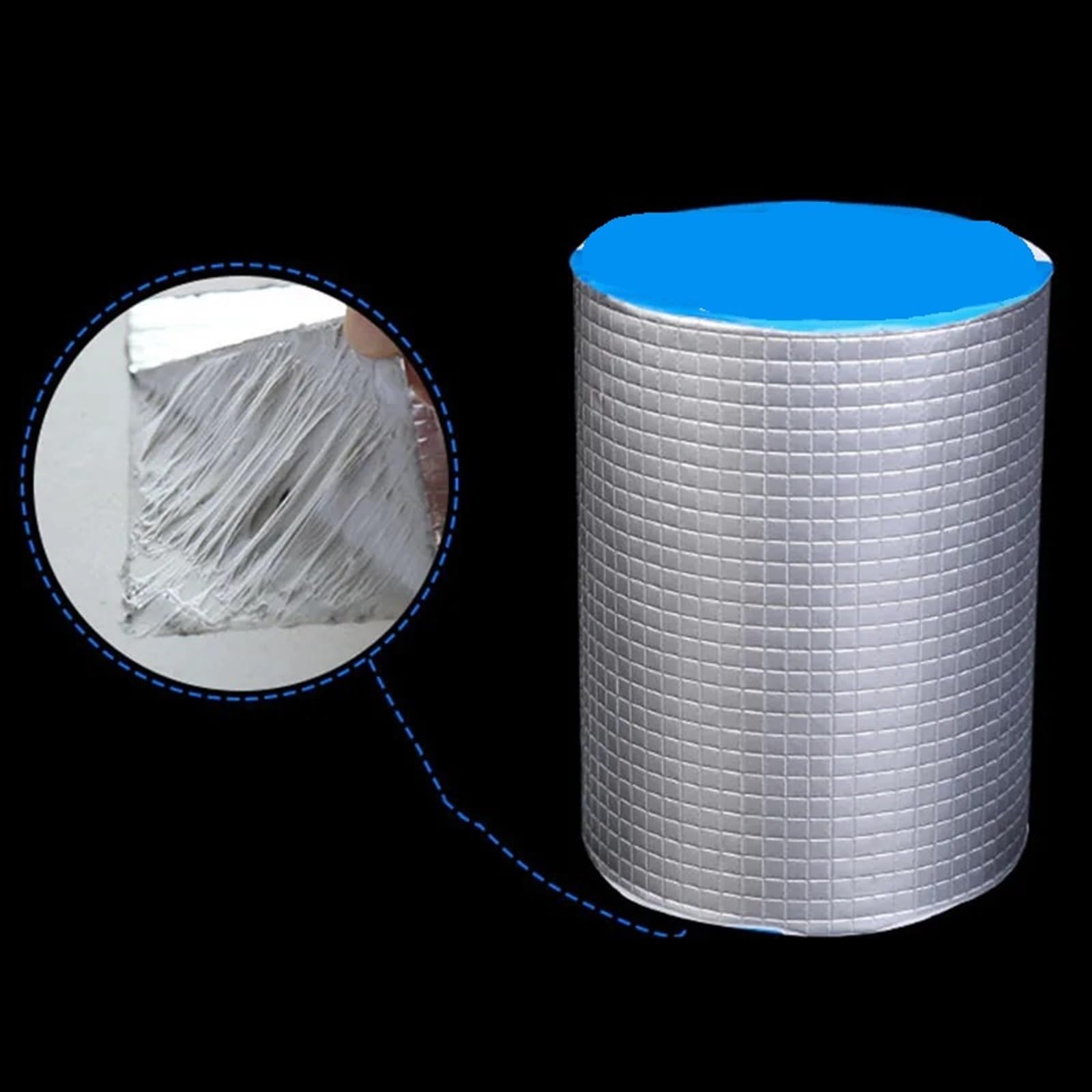 Cintas a prueba de agua Cintas de butilo Cintas de Cinta de butilo, papel de aluminio, cinta de caucho de butilo, alta temperatura, súper resistente, impermeable, autoadhesiva, reparación de tuberías