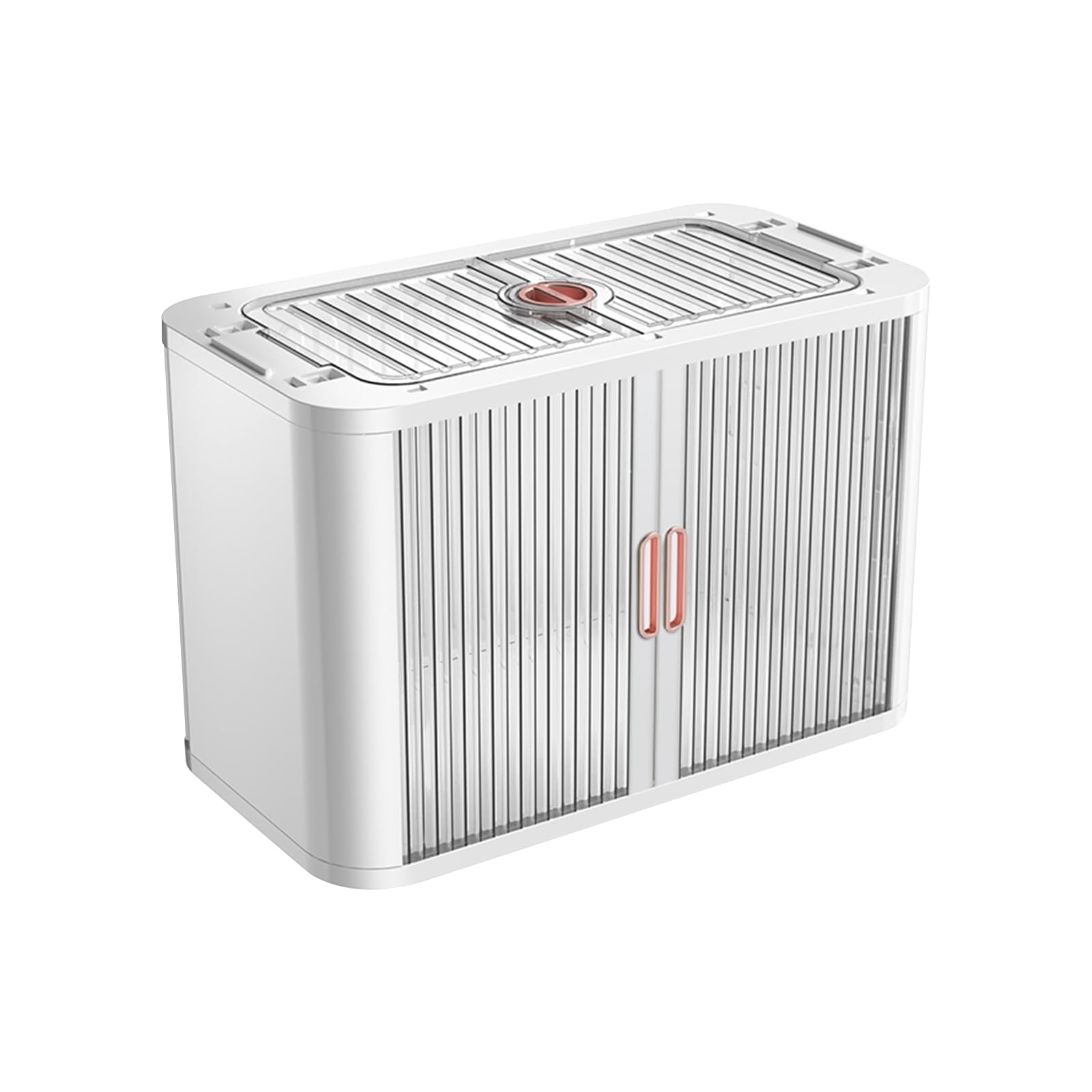 Ergocar Faltbare Aufbewahrungsbox Mit Rollladen – Transparent, Stapelbar, Mit Deckel