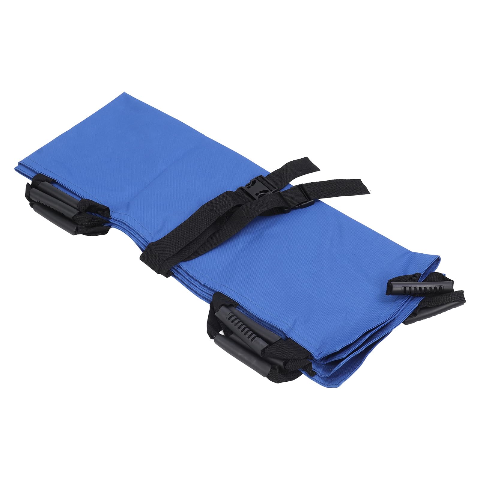 Almohadilla de posicionamiento para Cama con 10 Asas reforzadas para Levantar y reposicionar - Hoja de Transferencia de Hoja de Giro de Paciente Reutilizable Tela Oxford Azul