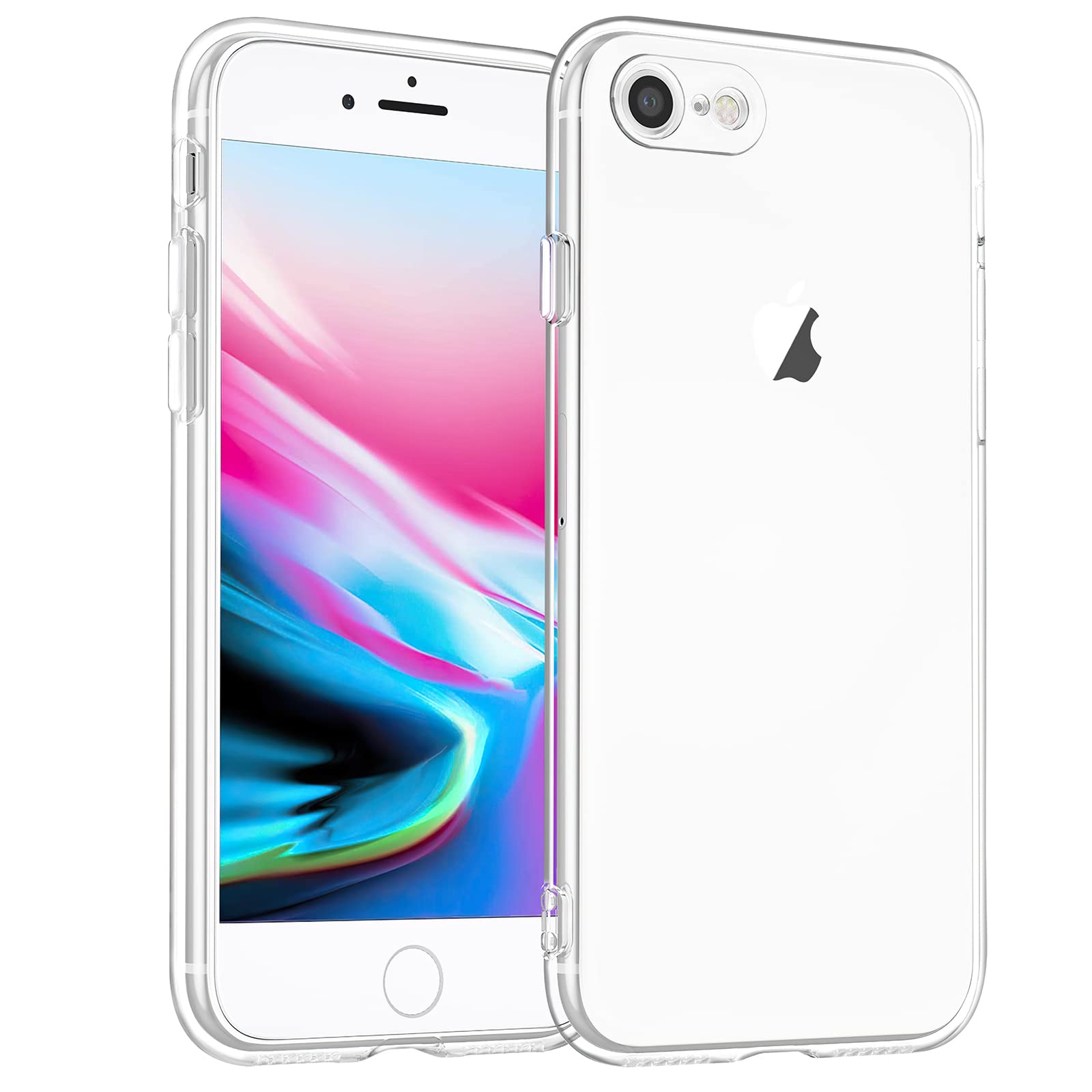 YmhxcY for iPhone SE Case 2022/2020,iPhone 8/7 with Built in Blue