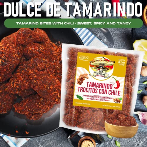 image for DON TURINOS ¡QUE RICOS! Tamarindo De Frutas Con Chile, Authentic Mexi