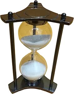 Amazon.com: Vintage Sand Timer Antique Brass Sand Hour Glass with White ...