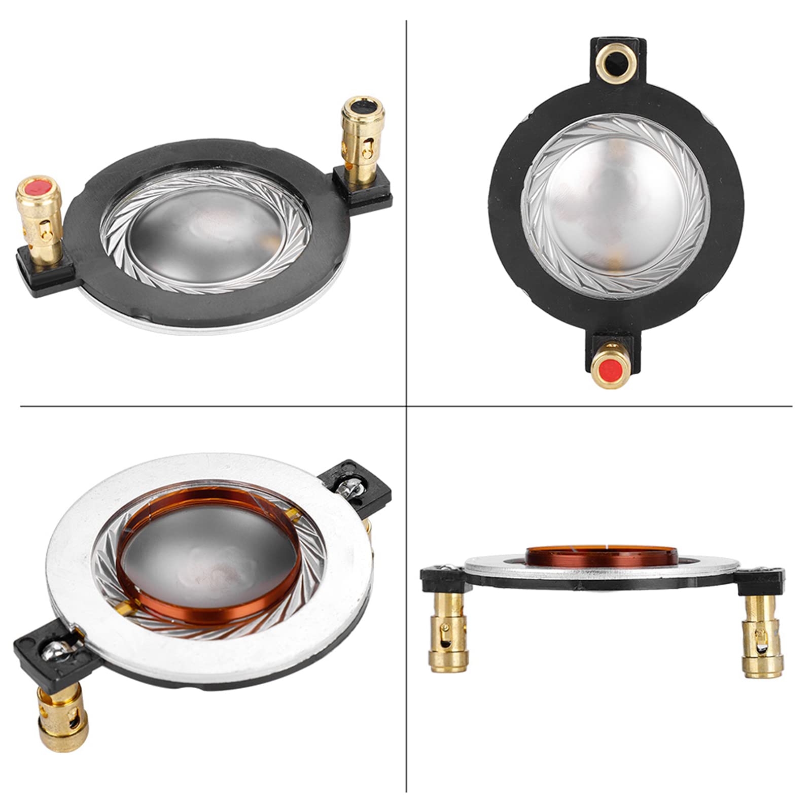 Speaker Drive Bobina Vocale Tweeter da 34,4 mm in Titanio - Super Tweeter con Pellicola Piatta 8 Ohm per Audio