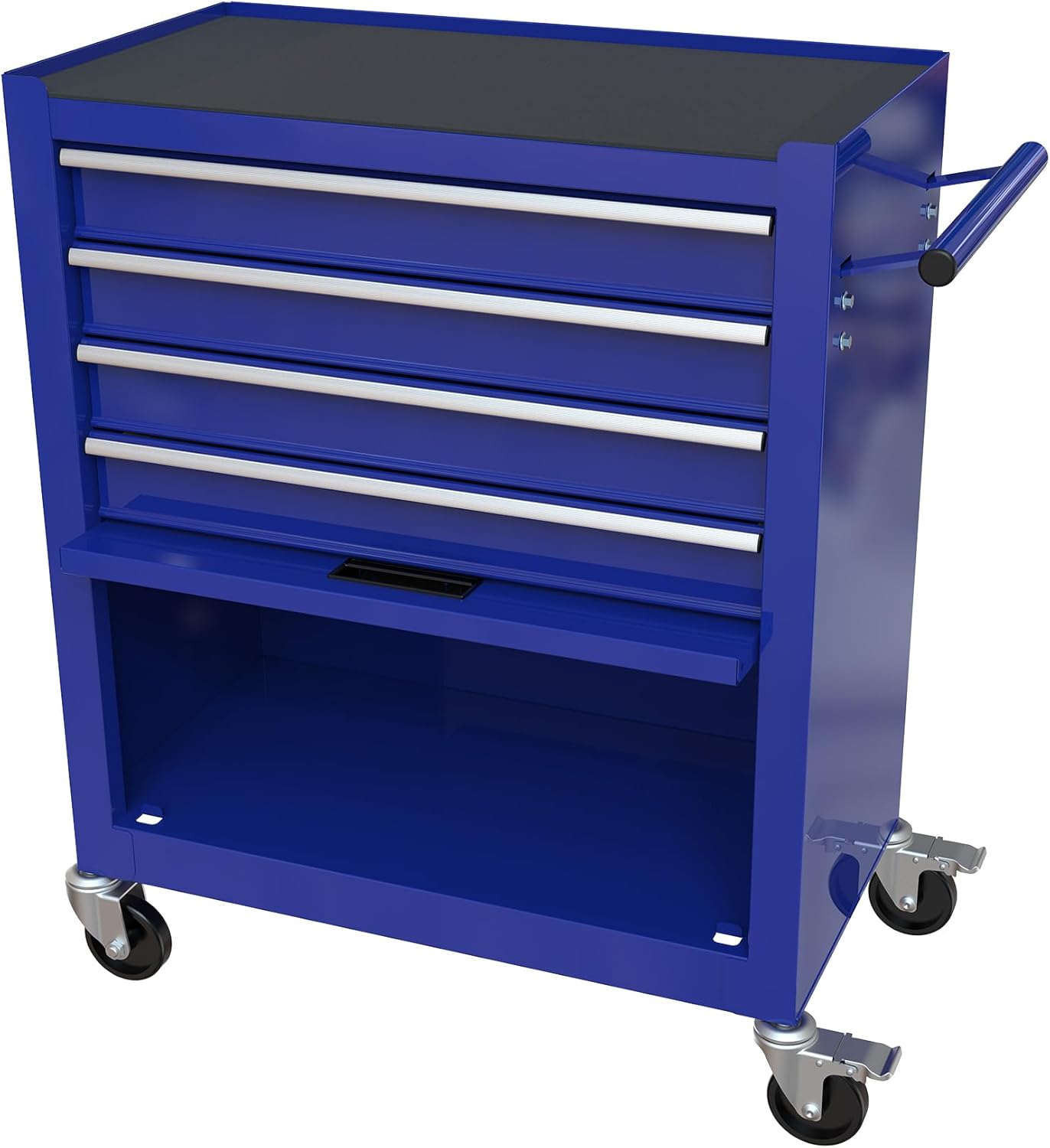 Tool Sets & 4 Drawers Tool Cart on Wheels,Rolling Tool Box Tool Storage with 238 Piece Tool Kits, Drawers Rolling Organizer Tool Case for Garage, Warehouse, Workshop, Repair Shop (Blue)