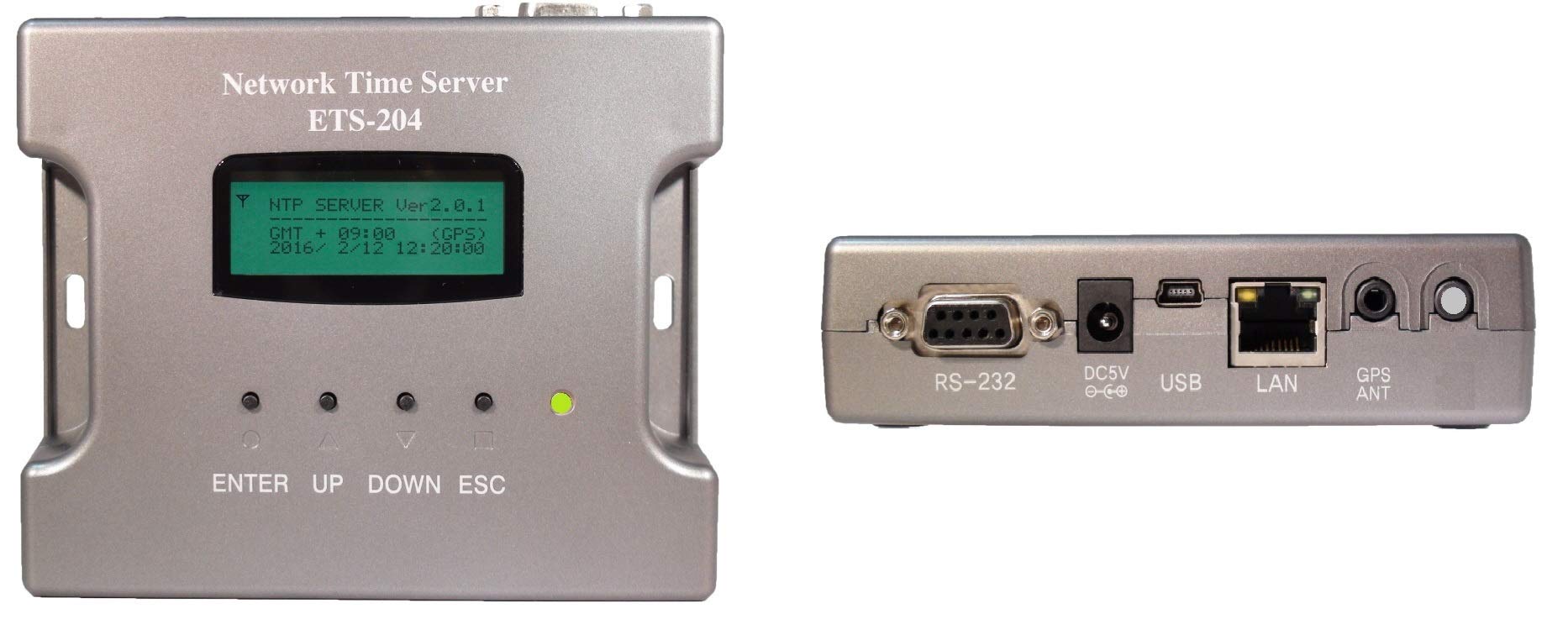 NTP サーバー Amazon | ハイビジョンテック GPS小型NTPタイムサーバー ETS-204