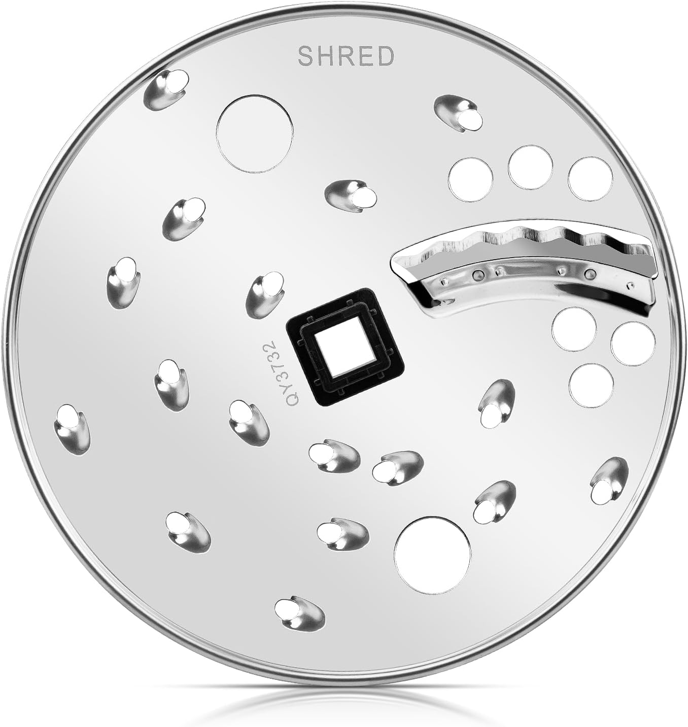 Showingo Food Processor Slice Shred Disc Blade Replacement for Hamilton Beach 70730, 70740, 70670, 70760 - Stainless Steel Disc for Slicing and Shredding