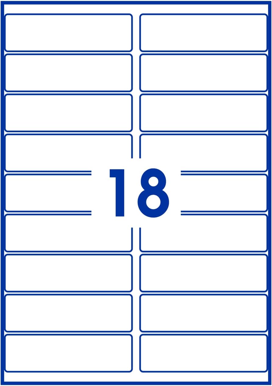 Avery Rectangle Recycled Kraft Paper Labels, A4 sheet of labels, Custom