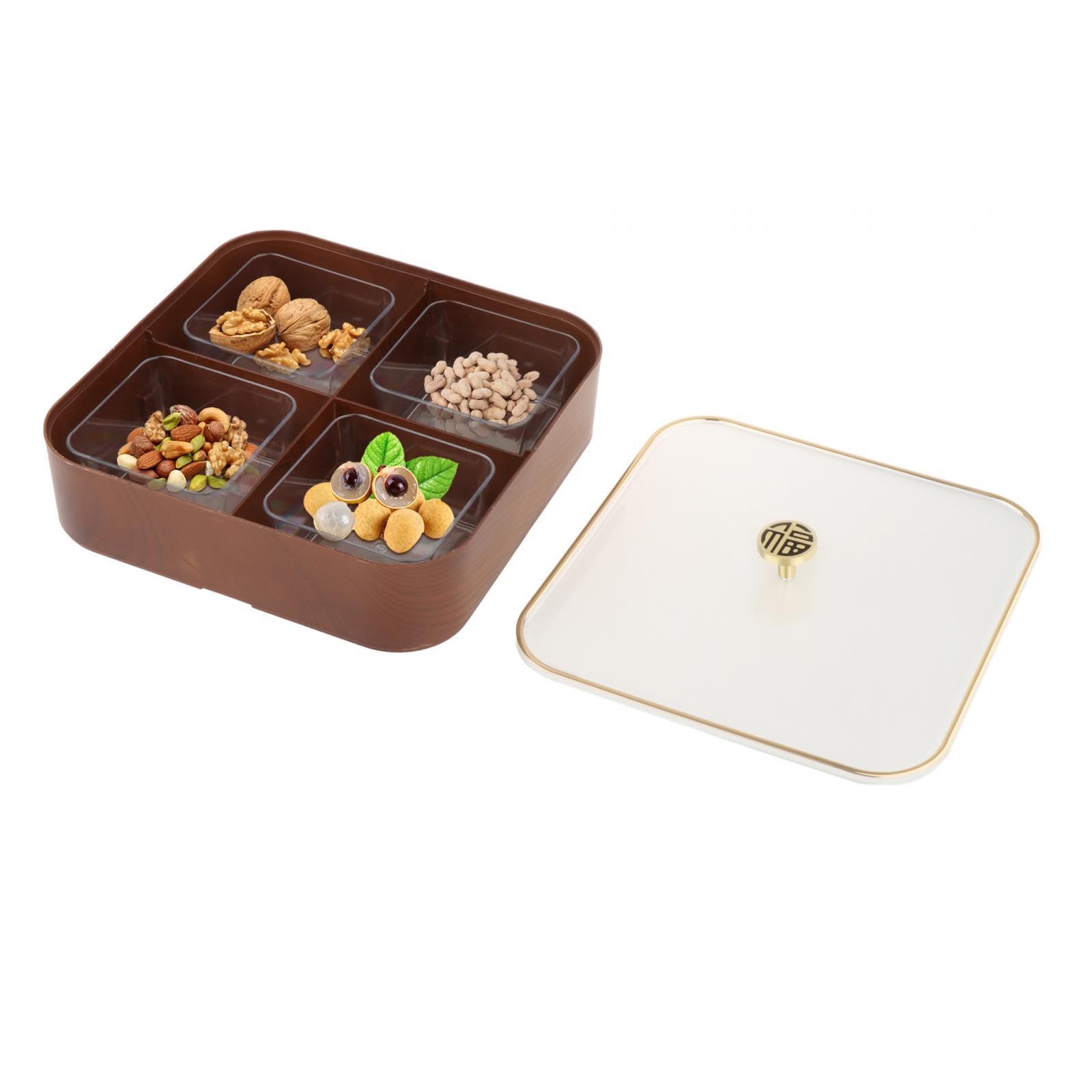 Trockenfrüchte-Snack-Bonbon-Tablett, Vorspeisenplatte, Nuss- und Süßigkeiten-Serviertablett, Stil B (Stil a)