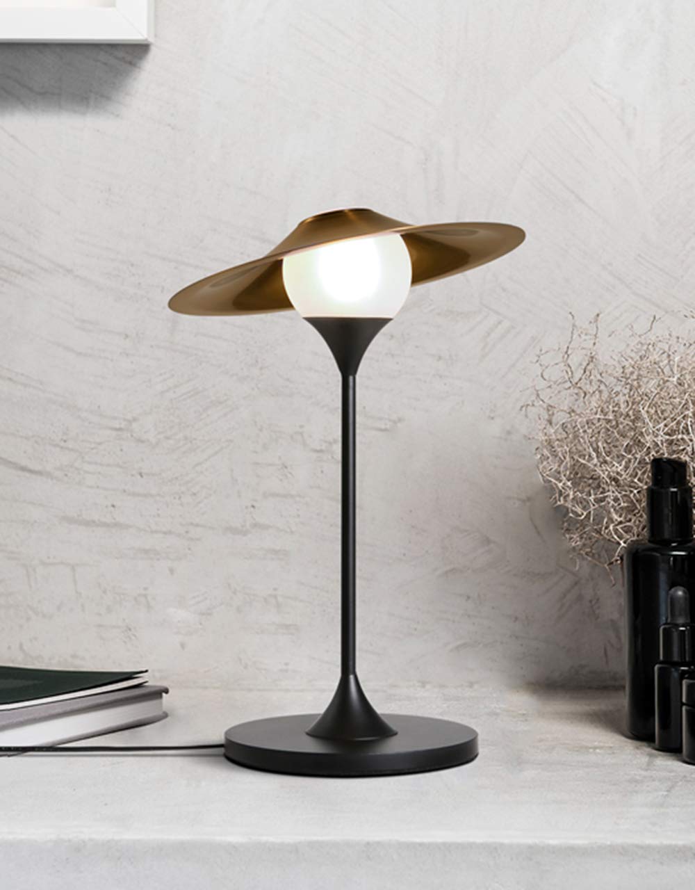 Tischleuchte Retro Metall Glas Lampenschirm Arbeitsplatzlampe Leselampe Vintage Verstellbare Schreibtischlampe Schlafzimmer Nachttisch Lampe Arbeitsplatz-Leuchte