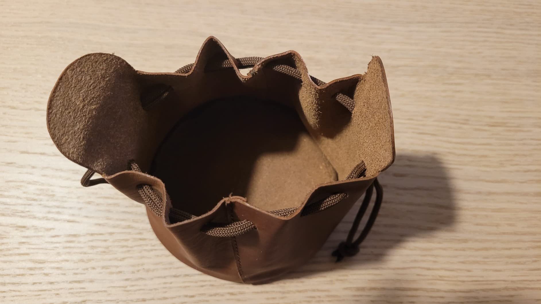 STILORD 'Mikkel' Bourse en Cuir avec Liens de Serrage Sac Etui Vintage