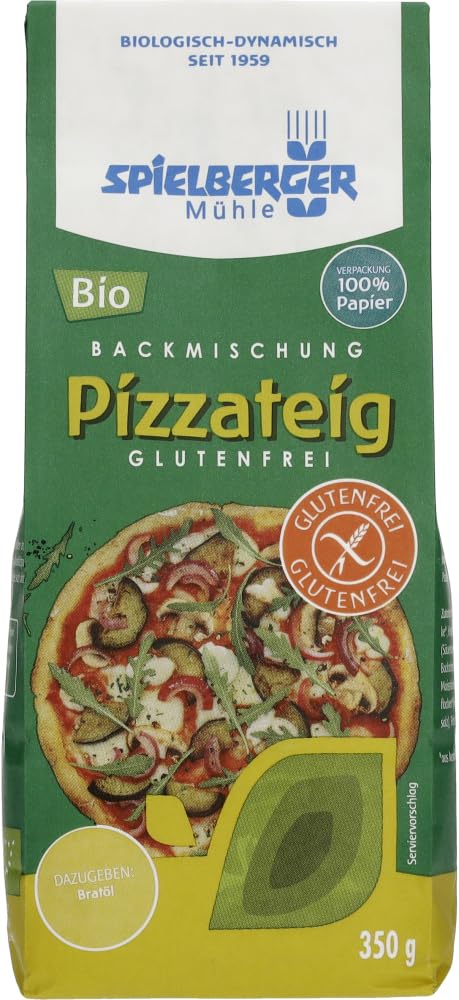 Pizzateig Backmischung, glutenfrei, kbA 18 x 350 g