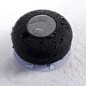 Caixa de Som Bluetooth à Prova D’Água com Ventosa Recarregável – Som Potente, Portátil e Resistente para Qualquer Ambiente