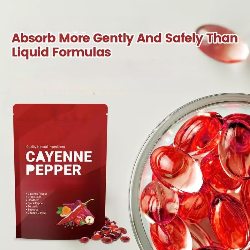 Piment de Cayenne naturel en gélules véganes pour la vitalité active
