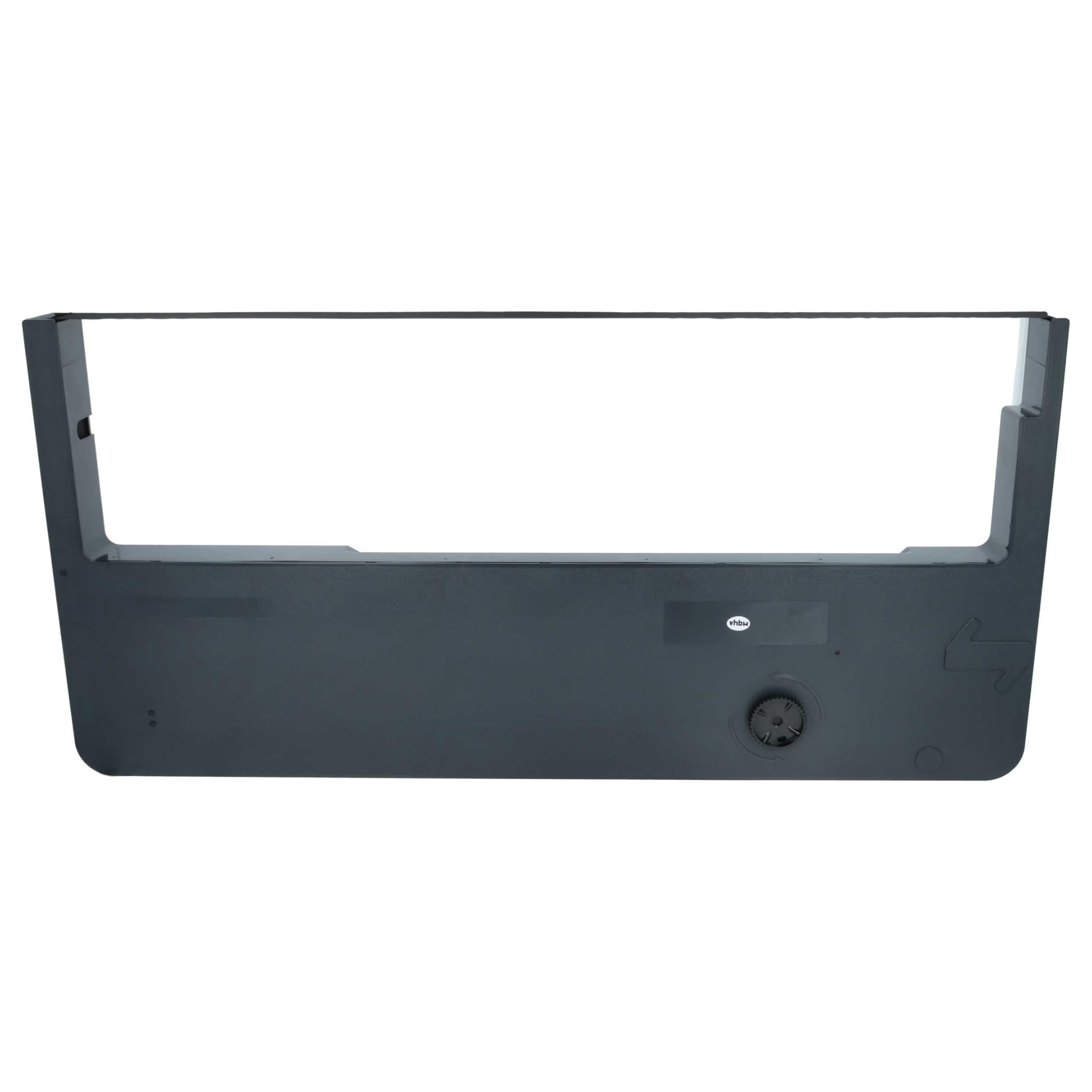 vhbw 10x Cinta de color de escritura compatible con Tally Genicom 6300 impresora de matriz o de tickets - negro
