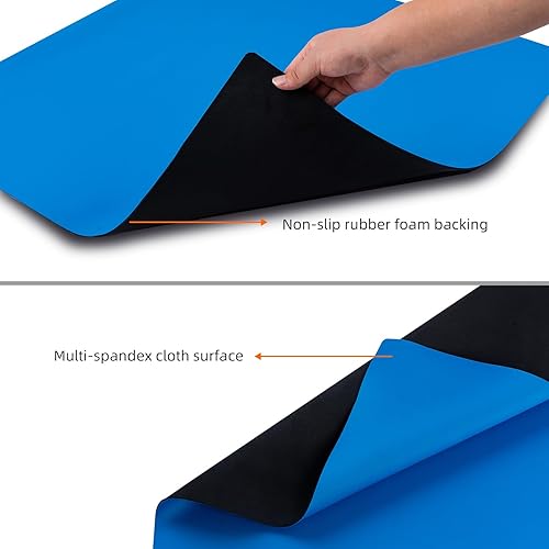 Miniatura 9 de Alfombrilla de espuma de goma antideslizante y reducción de ruido Mahjong para póquer juego de cartas 326 x 326 pulgadas para juegos de cartas