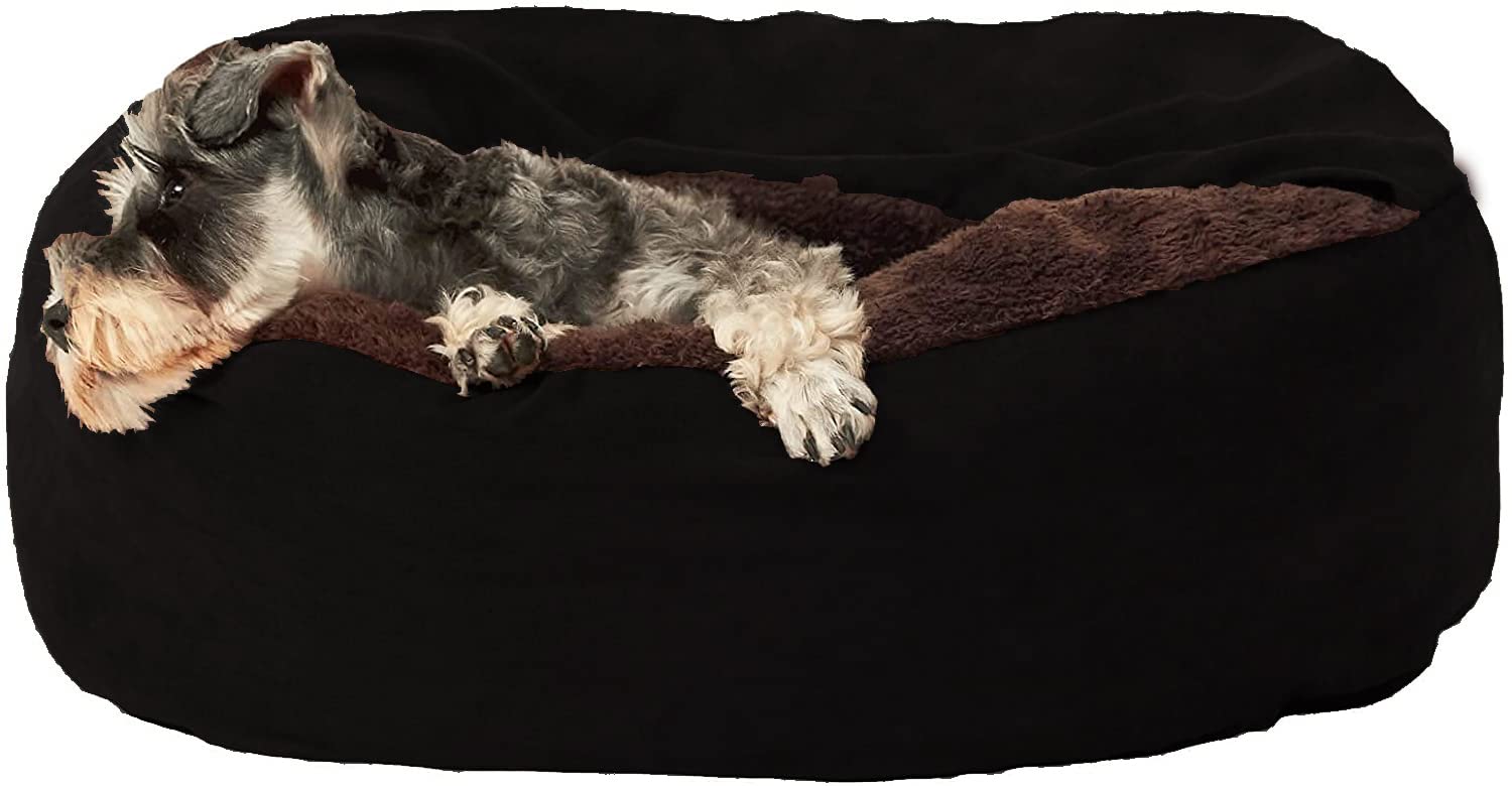 PAWSOME Powsome Dog Bed, with Blanket Attached, Snug Style Hooded Pet Cuddler Bed for Dogs and Cats Black Colour XXL Size (B09K5X17LW) Amazon Price History, Amazon Price Tracker