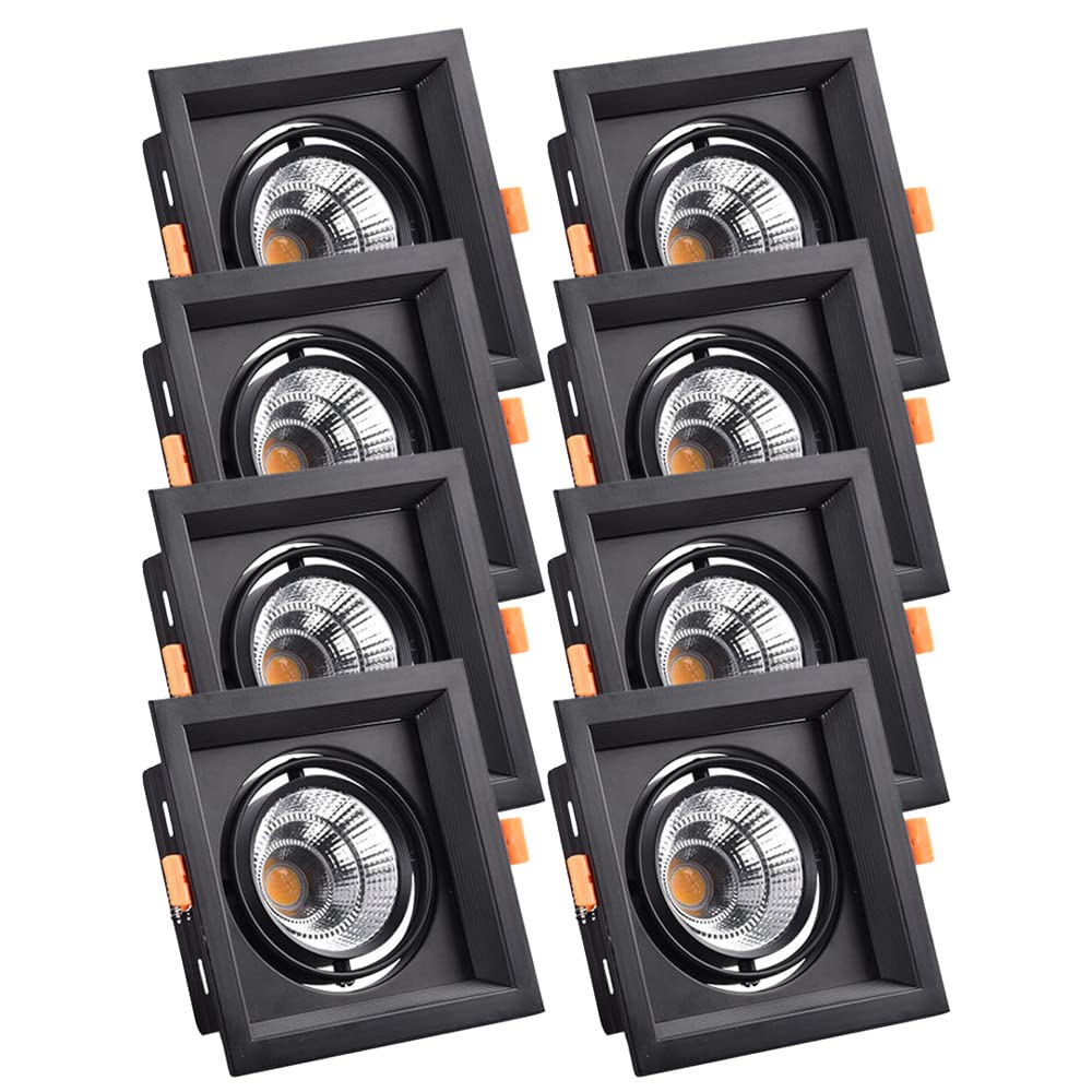 Carrés LED encastrés pour cuisine et salle de bain design et lumineuses