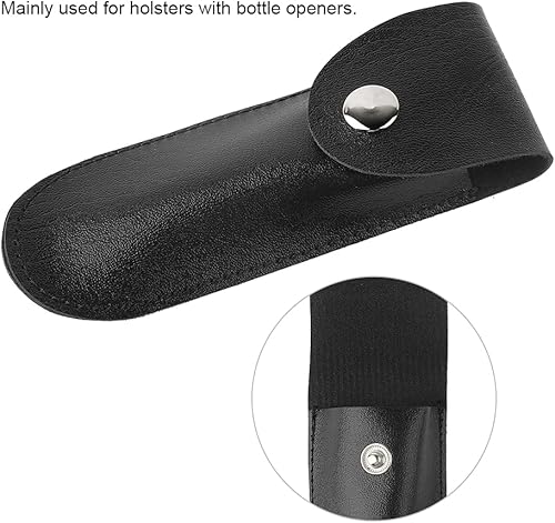 Miniatura 5 de Estuche de cuero para abridor de botellas, bolsa de cuero profesional de poliuretano para abrebotellas de vino, bolsa de poliuretano para