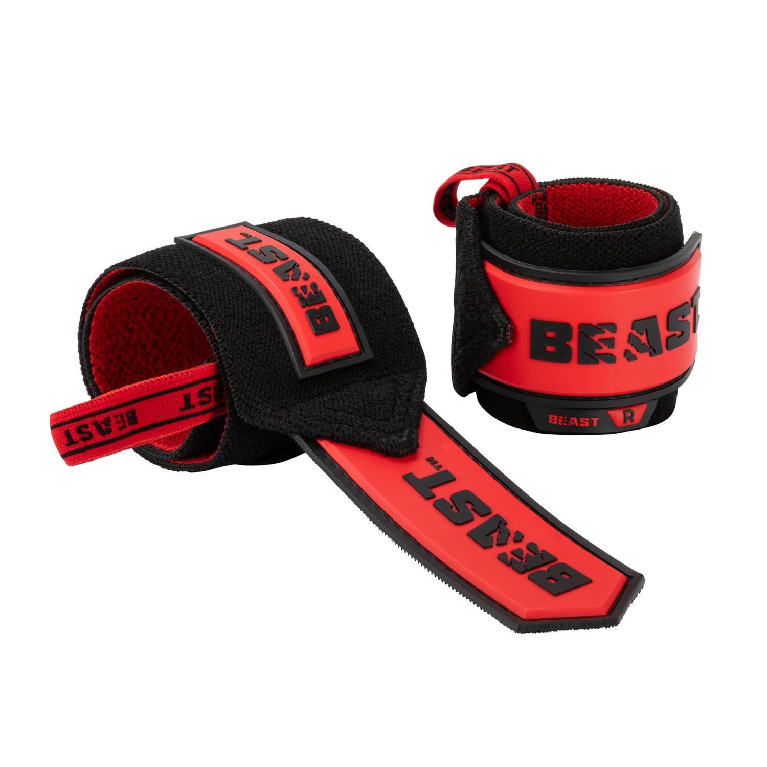 Alpha Designs - Beast Gym Wrist Supports 2 Pack Lifting Straps with Thumb Support - Wrist Wraps for Weight Lifting
