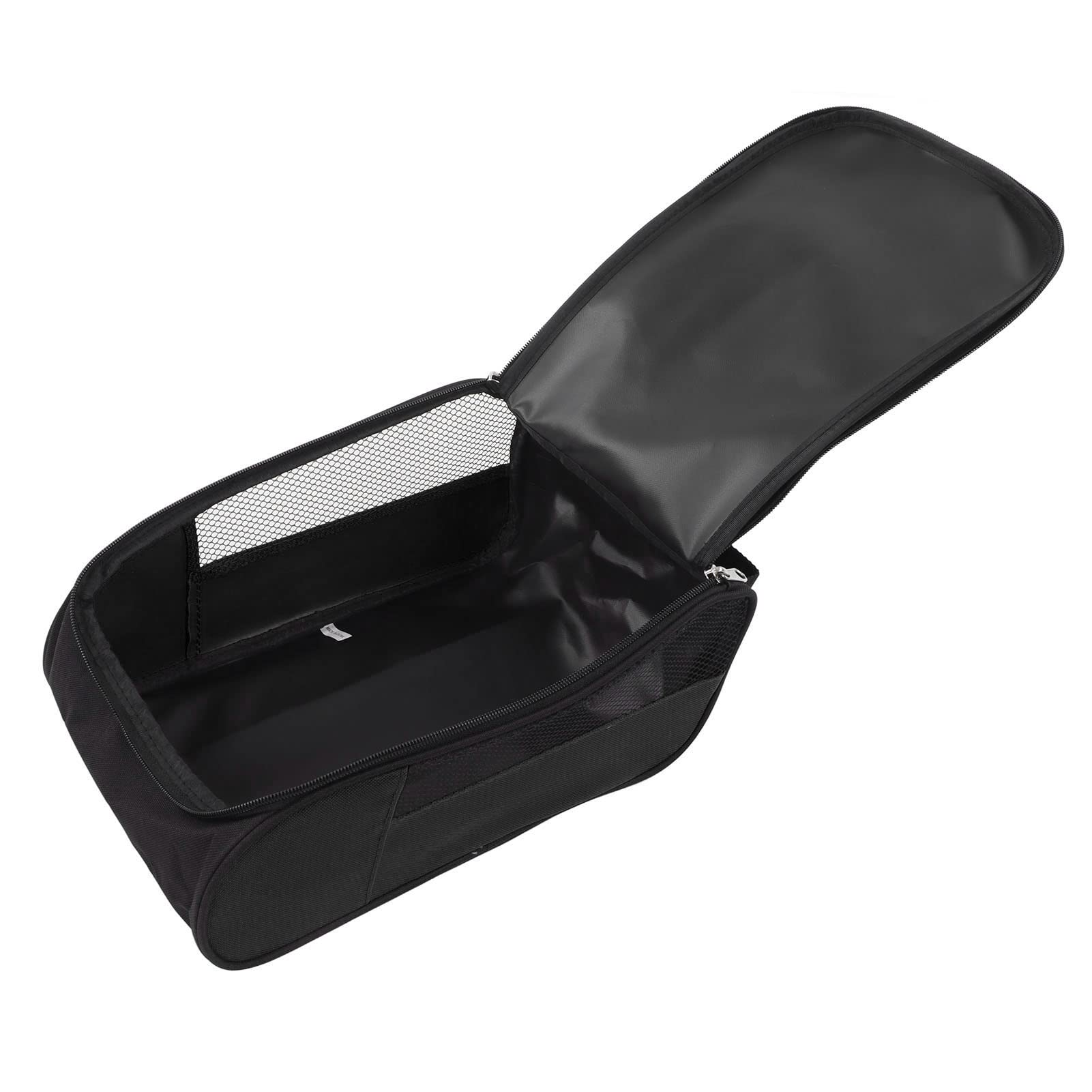 Golf Shoe Bag, Splash Proof Golf Shoe Travel Bag Dust Proof Breathable Mesh Scratch Resistant for Golf Practice(Black)