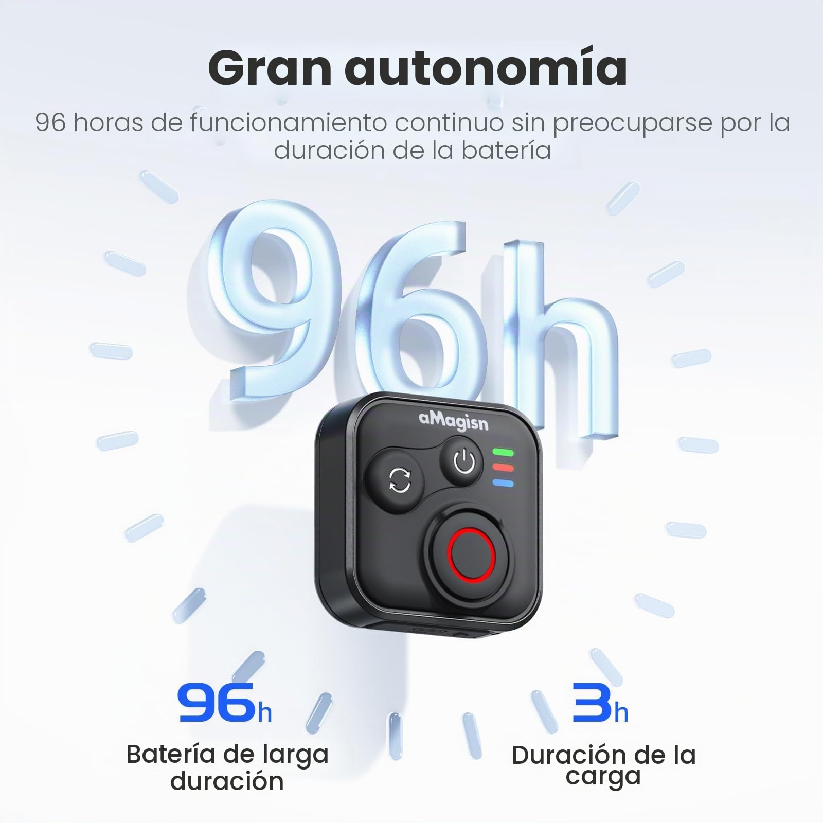 Mando a distancia Bluetooth para Insta360 Ace Pro 2 X5 ONE RS GoPro Hero 13 12, mando a distancia inalámbrico con correa de muñeca, alcance de 50 m, accesorios de cámara de acción inteligente