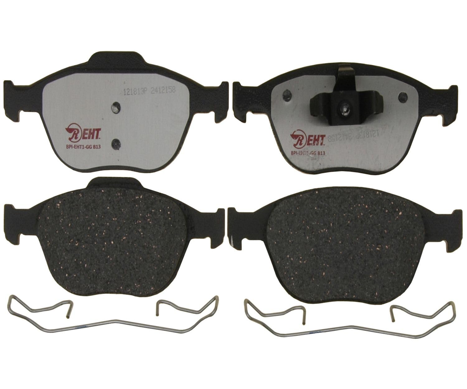 Raybestos Premium Raybestos Element3 EHT™ Replacement Front Brake Pad Set for Select 2002-2004 Ford Focus and 2010-2013 Ford Transit Connect Model Years (EHT970H)