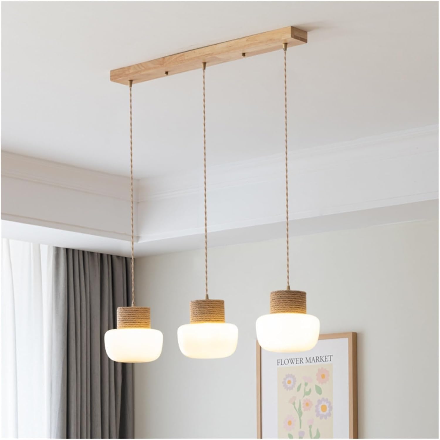 Suspension LED moderne pour salle à manger et ambiance chaleureuse de chambre